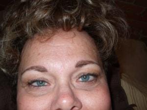 Eyeliner and brows